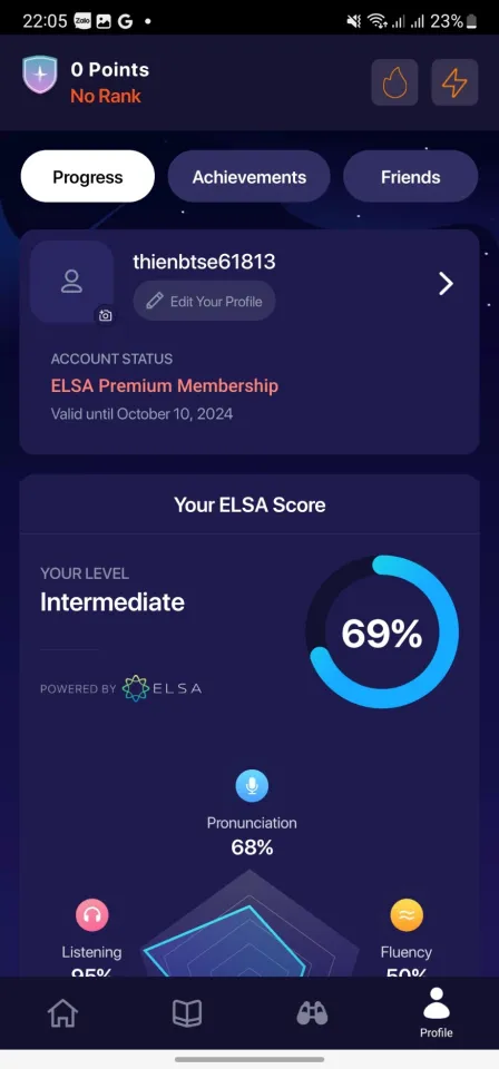 Tài khoản Elsa Premium Chính Chủ 6 tk elsa speak6