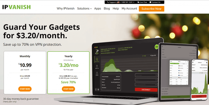 Nhược điểm của IPVanish là chi phí cao so với một số dịch vụ VPN khác Giao dien tai khoan Ipvanish VPN