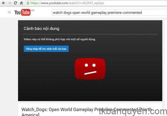 Cách xem video giới hạn độ tuổi trên Youtube, video hạn chế 1 Xem video YouTube bị hạn chế