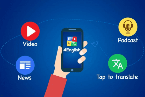 4English là một ứng dụng học tiếng Anh được phát triển dành riêng cho người Việt, với giao diện thân thiện và dễ sử dụng 4English là một ứng dụng học tiếng Anh được phát triển dành riêng cho người Việt, với giao diện thân thiện và dễ sử dụng