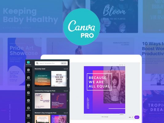 Canva pro thiet ke anh chuyen nghiep, dễ dàng sử dụng.