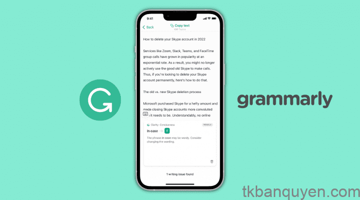 Grammarly không chỉ dành cho học viên mà còn rất hữu ích cho dân văn phòng và các nhà viết lách. Grammarly không chỉ dành cho học viên mà còn rất hữu ích cho dân văn phòng và các nhà viết lách.