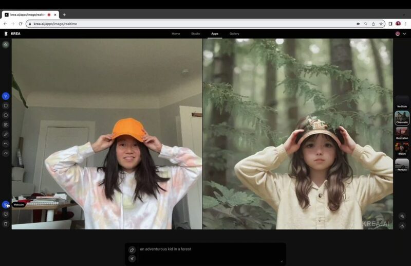 Krea AI với nhiều model tạo hình ảnh và video độc đáo