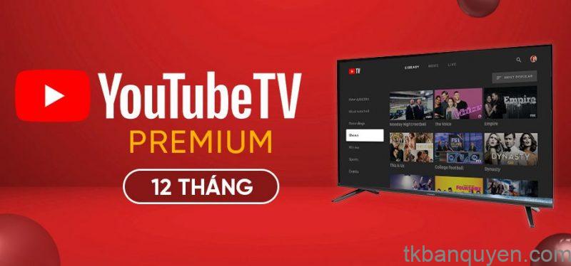 tai khoan youtube premium 1 nam
