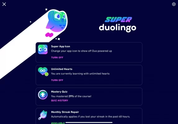 Duolingo Super là gì