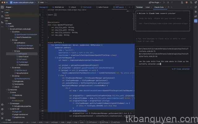 claude code có thể tích hợp với các IDE phổ biến như VS Code claude code vs code