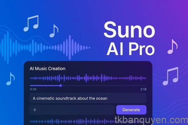 mua tài khoản Suno AI Pro