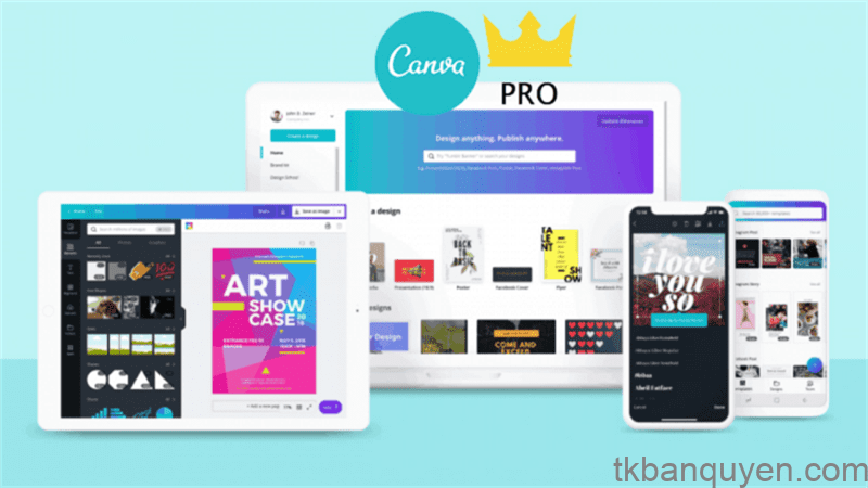 tài khoản Canva Pro